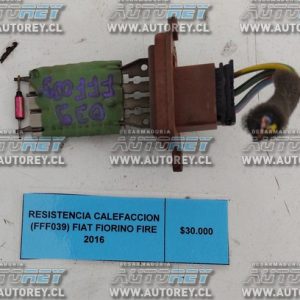 Resistencia Calefacción (FFF039) Fiat Fiorino Fire 2016 $15.000 + IVA