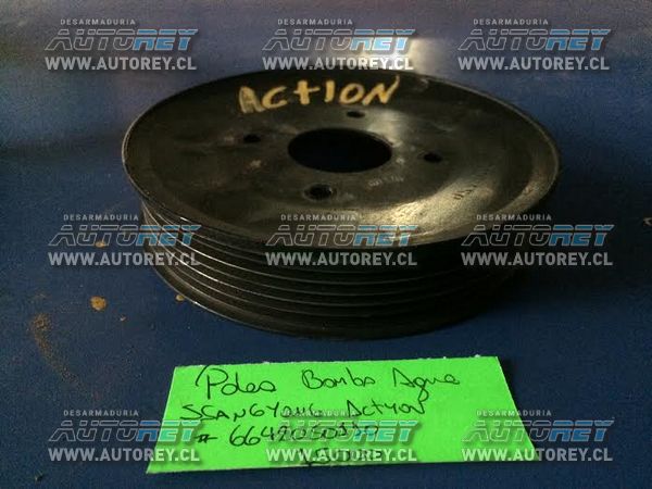 Polea bomba agua Ssangyong Actyon 2007 al 2012 $10.000 mas iva (5)