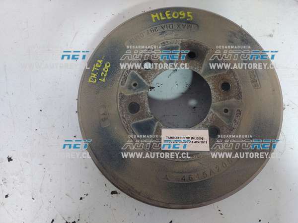 Tambor Freno (MLE095) Mitsubishi L200 2.4 4×4 2019 $15.000 + IVA