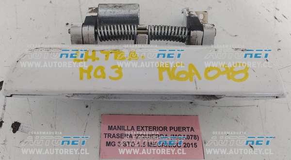Manilla Exterior Puerta Trasera Izquierda (MGA078) MG 3 STD 1.5 Mecánico 2015 $10.000 + IVA.jpeg