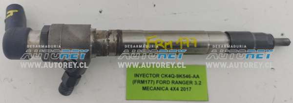 Inyector CK4Q-9K546-AA (FRM177) Ford Ranger 3.2 Mecánica 4×4 2017 $120.000 + IVA