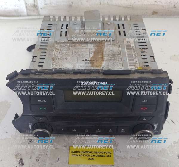 Radio (SNW002) SSangyong New Actyon 2.0 Diesel 4×2 2020 $60.000 + IVA