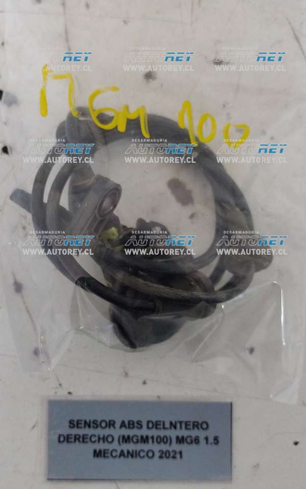 Sensor ABS Delantero Derecho (MGM100) MG6 1.5 Mecánico 2021 $50.000 + IVA