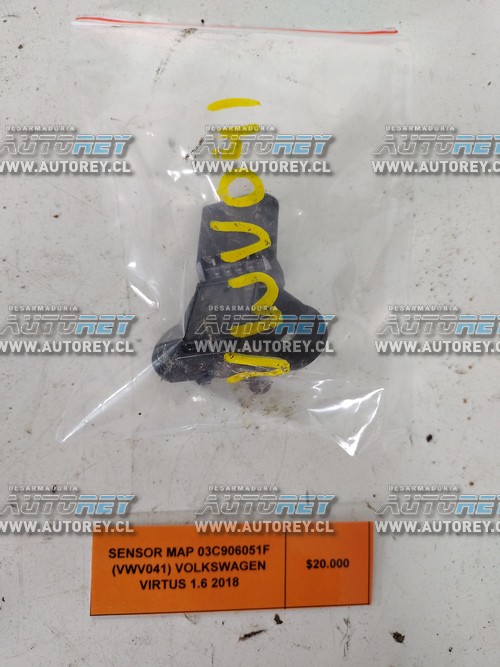 Sensor MAP 03C906051F (VWV041) Volkswagen Virtus 1.6 2018 $20.000 + IVA