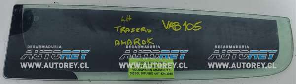 Vidrio Aleta Puerta Trasera Izquierda (VAB105) Volkswagen Amarok 2.0 Diesel Biturbo AUT 4×4 2016 $25.000 + IVA