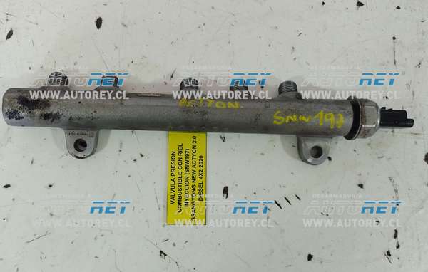 Valvula_Presion_Combustible_Con_Riel_Inyeccion_(SNW197)_SSangyong_New_Actyon_2.0_Diesel_4x2_2020_$60.000_+_IVA