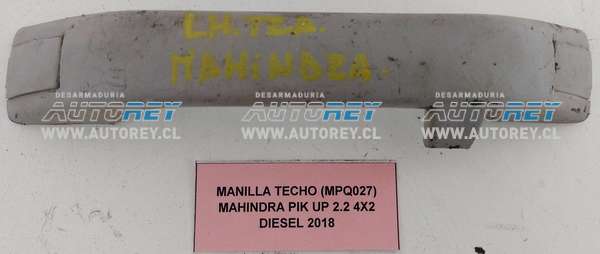 Manilla Techo (MPQ027) Mahindra Pik Up 2.2 4×2 Diesel 2018 $5.000 + IVA