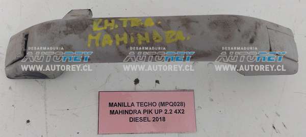 Manilla Techo (MPQ028) Mahindra Pik Up 2.2 4×2 Diesel 2018 $5.000 + IVA