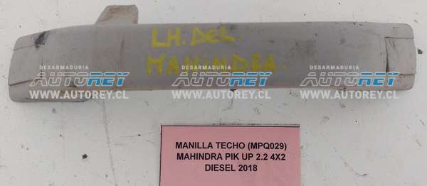 Manilla Techo (MPQ029) Mahindra Pik Up 2.2 4×2 Diesel 2018 $5.000 + IVA
