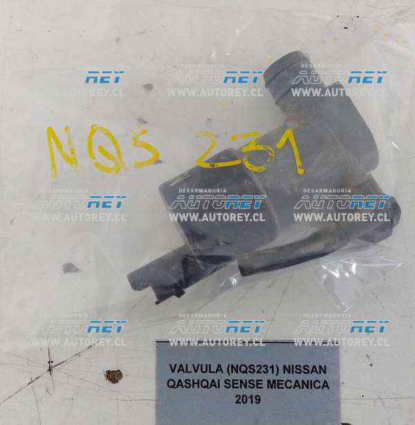 Válvula (NQS231) Nissan Qashqai Sense Mecánica 2019 $25.000 + IVA
