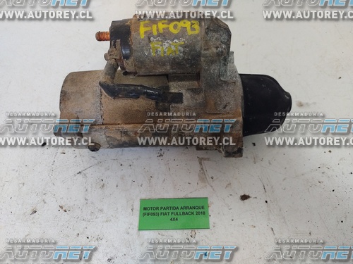 Motor Partida Arranque (FIF093) Fiat Fullback 2018 4×4 $90.000 + IVA