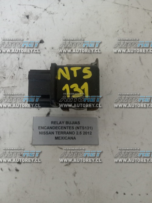 Relay Bujías Encandecentes (NTS131) Nissan Terrano 2.5 2012 Mexicana $25.000 + IVA