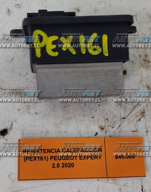 Resistencia Calefacción (PEX161) Peugeot Expert 2.0 2020 $25.000 + IVA