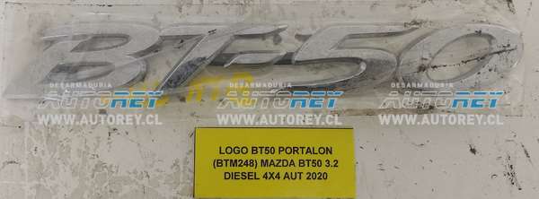 Logo BT50 Portalon (BTM248) Mazda BT50 3.2 Diesel 4×4 AUT 2020 $10.000 + IVA