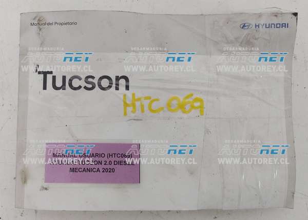 Manual Usuario (HTC069) Hyundai Tucson 2.0 Diesel Mecánica 2020 $10.000 + IVA