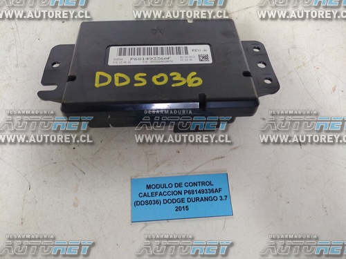 Módulo De Control Calefacción P68149336AF (DDS036) Dodge Durango 3.6 2015 $30.000 + IVA