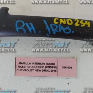 Manilla Interior Techo Trasero Derecho (CND254) Chevrolet New Dmax 2018 $10.000 + IVA