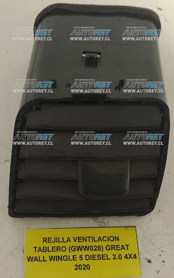 Rejilla Ventilación Tablero (GWW028) Great Wall Wingle 5 Diesel 2.0 4×4 2020 $15.000 + IVA