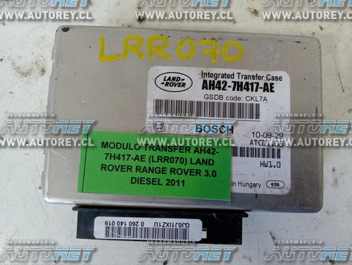 Módulo Transfer AH42-7H417-AE (LRR070) Land Rover Range 3.0 Diesel 2011 $170.000 + IVA