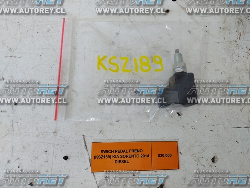 Swich Pedal Freno (KSZ189) Kia Sorento 2014 Diesel $20.000 + IVA