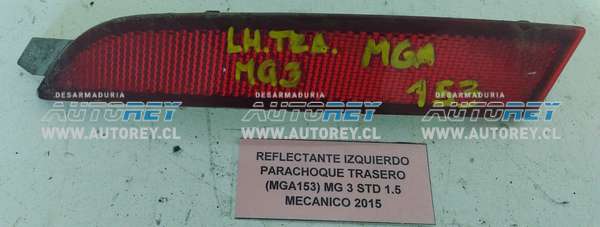 Reflectante Izquierdo Parachoque Trasero (MGA153) MG 3 STD 1.5 Mecánico 2015 $10.000 + IVA.jpeg