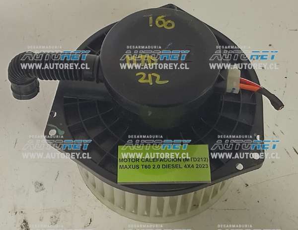 Motor Calefacción (MTD212) Maxus T60 2.0 Diesel 4×4 2023 $50.000 + IVA