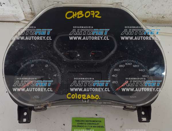 Tablero Instrumentos (CHB072) Chevrolet Colorado II LT 2.8 4×4 Diesel 2022 $150.000 + IVA