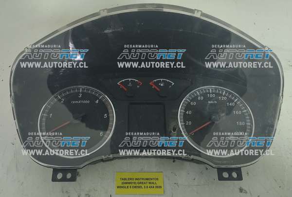 Tablero Instrumentos (GWW019) Great Wall Wingle 5 Diesel 2.0 4×4 2020 $60.000 + IVA