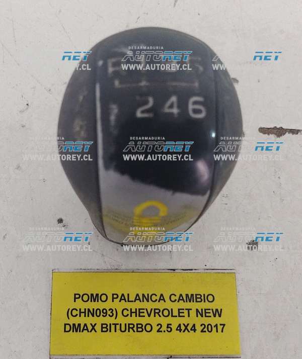 Pomo Palanca Cambio (CHN093) Chevrolet New Dmax Biturbo 2.5 4×4 2017 $15.000 + IVA