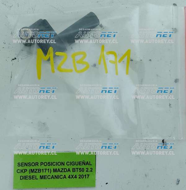 Sensor Posición Cigüeñal CKP (MZB171) Mazda BT50 2.2 Diesel Mecánica 4×4 2017 $70.000 + IVA