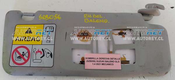 Sombrilla Derecha Detalle (SZB056) Suzuki Baleno GLS 1.4 2021 Mecánico $5.000 + IVA .jpeg