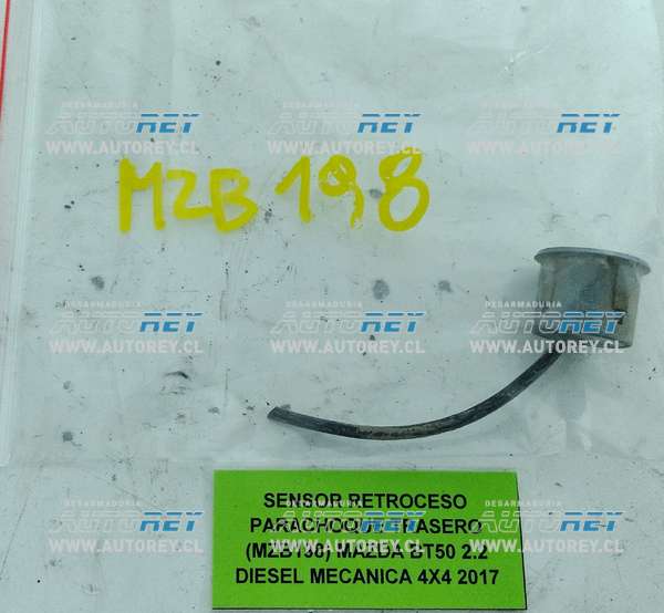 Sensor Retroceso Parachoque Trasero (MZB198) Mazda BT50 2.2 Diesel Mecánica 4×4 2017 $20.000 + IVA