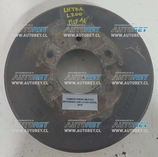 Tambor Freno (MLF161) Mitsubishi L200 2.4 4×2 Diesel 2019 $15.000 + IVA