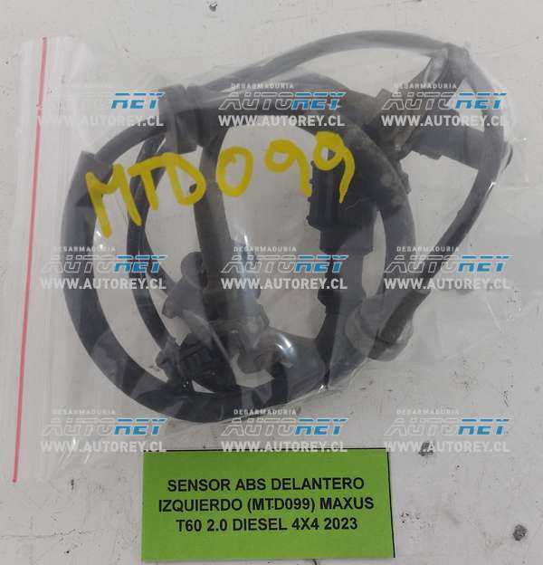 Sensor ABS Delantero Izquierdo (MTD099) Maxus T60 2.0 Diesel 4×4 2023 $40.000 + IVA