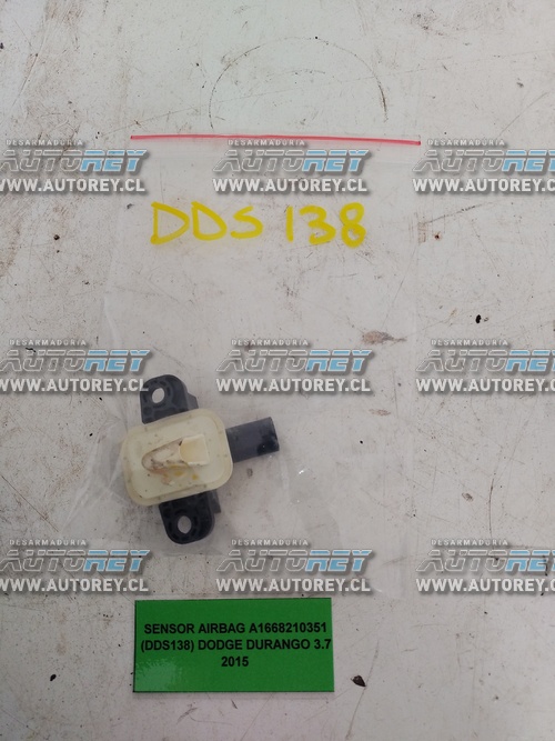 Sensor Airbag A1668210351 (DDS138) Dodge Durango 3.6 2015 $20.000 + IVA