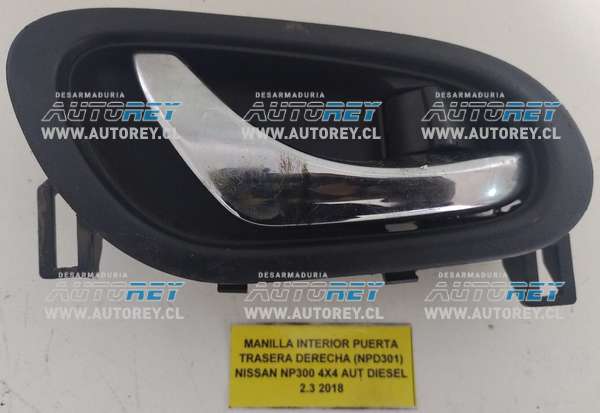 Manilla Interior Puerta Trasera Derecha (NPD301) Nissan NP300 4×4 AUT Diesel 2.3 2018