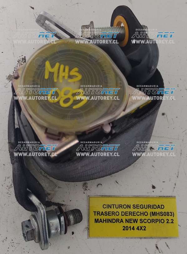 Cinturon Seguridad Trasero Derecho (MHS083) Mahindra New Scorpio 2.2 2014 4×2