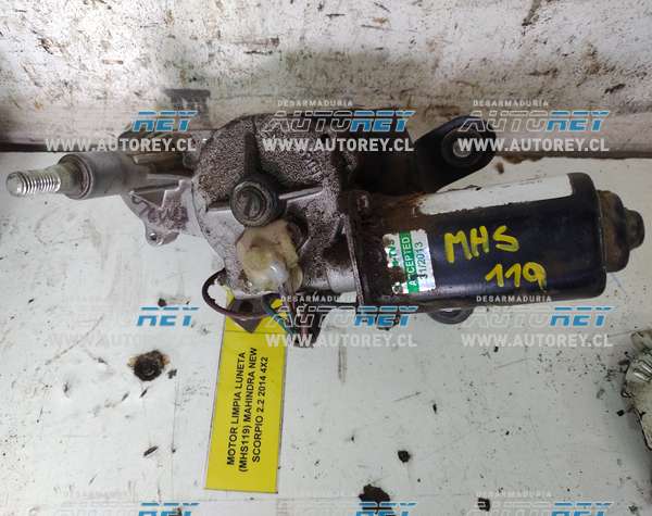 Motor Limpia Luneta (MHS119) Mahindra New Scorpio 2.2 2014 4×2