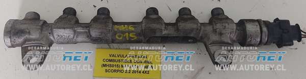 Válvula Presión Combustible Con Riel (MHS015) Mahindra New Scorpio 2.2 2014 4×2