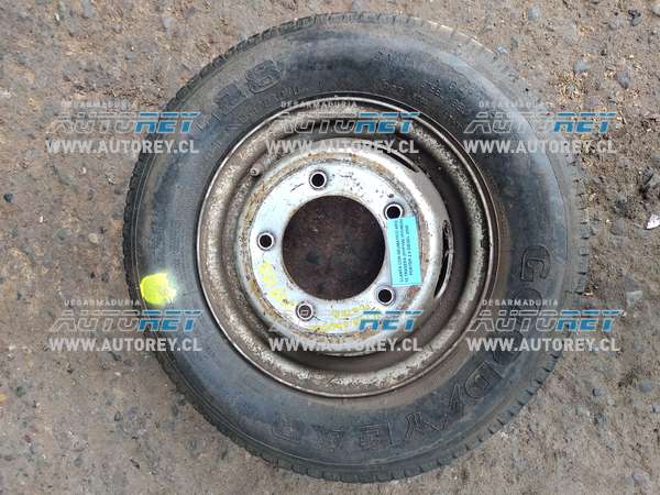 LLANTA CON NEUMATICO ARO 12 TRASERA ( HYP158) HYUNDAI PORTER 2.5 DIESEL 2008