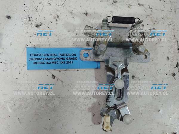 Chapa Central Portalon (SGM051) SSangyong Grand Musso 2.2 MEC 4×4 2021