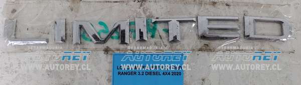 Logo Limited (FRF253) Ford Ranger 3.2 Diesel 4×4 2020