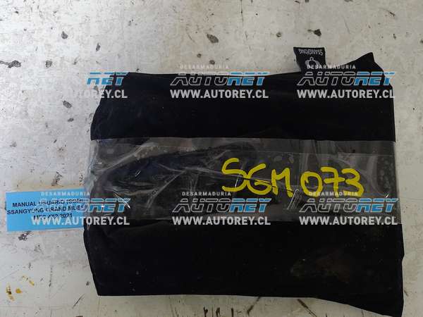Manual Usuario (SGM073) SSangyong Grand Musso 2.2 MEC 4×4 2021