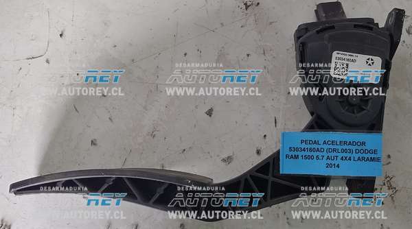 Pedal Acelerador 53034160AD (DRL003) Dodge Ram 1500 5.7 AUT 4×4 LARAMIE 2014