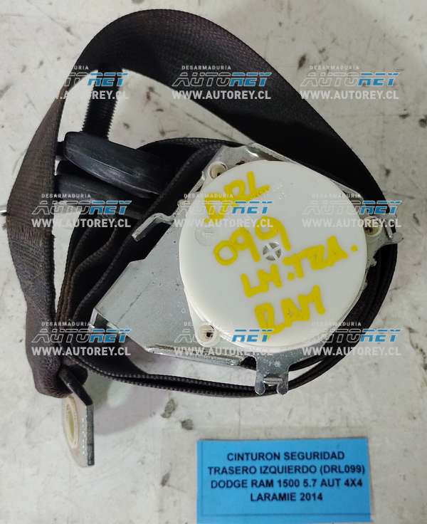 Cinturon Seguridad Trasero Izquierdo (DRL099) Dodge Ram 1500 5.7 AUT 4×4 LARAMIE 2014