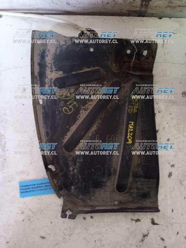 Terminacion GuardaFango trasero izquierdo (MAZ209) Mazda BT50 3.2 4×4 AUT 2017