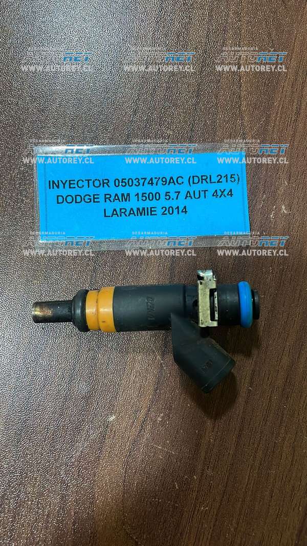 Inyector 05037479AC (DRL215) Dodge Ram 1500 5.7 AUT 4×4 Laramie 2014