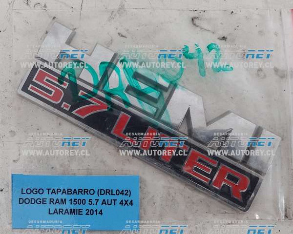 Logo Tapabarro (DRL042) Dodge Ram 1500 5.7 AUT 4×4 LARAMIE 2014