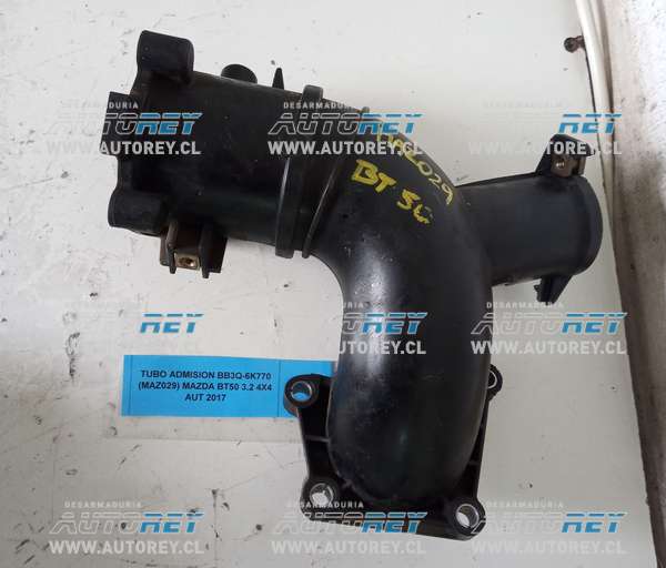 Tubo Admision BB3Q-6K770 (MAZ029) Mazda BT50 3.2 4×4 AUT 2017