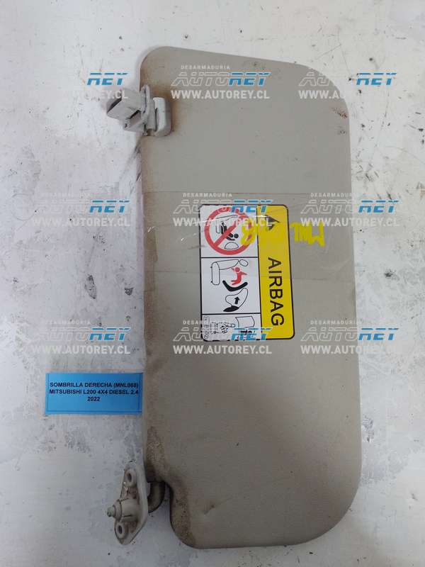 Sombrilla Derecha (MNL068) Mitsubishi L200 4×4 Diesel 2.4 2022